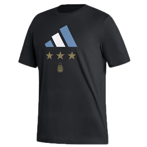 Argentina pre-match training jersey soccer uniform men's black sportswear football kit top shirt 2023